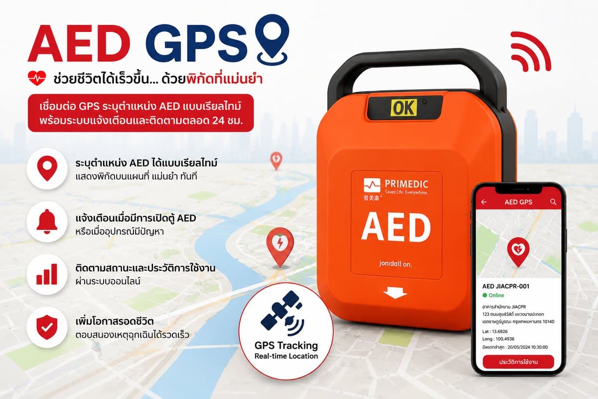 JIA AED + GPS
